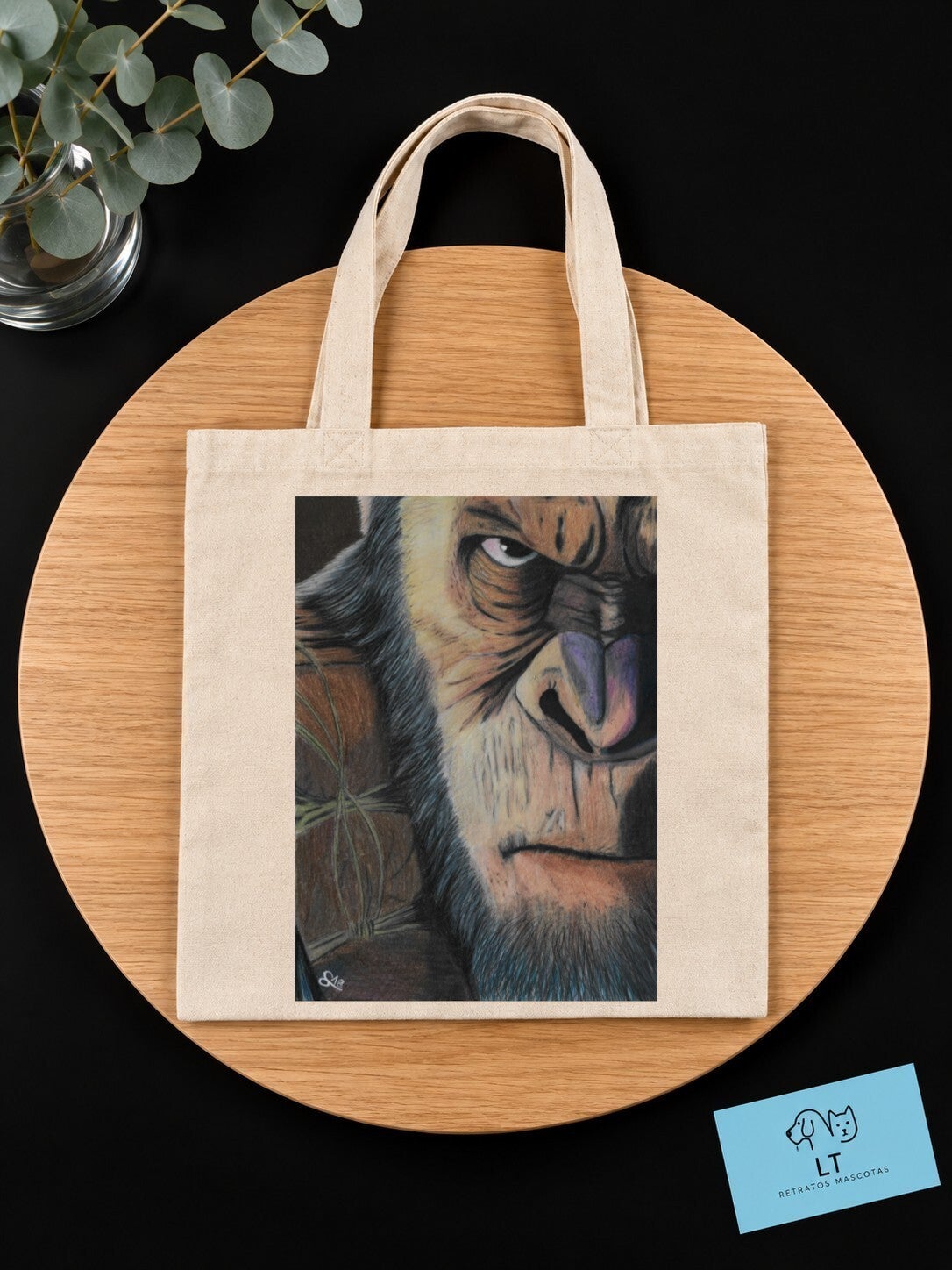 Tote bag el planeta de los simios