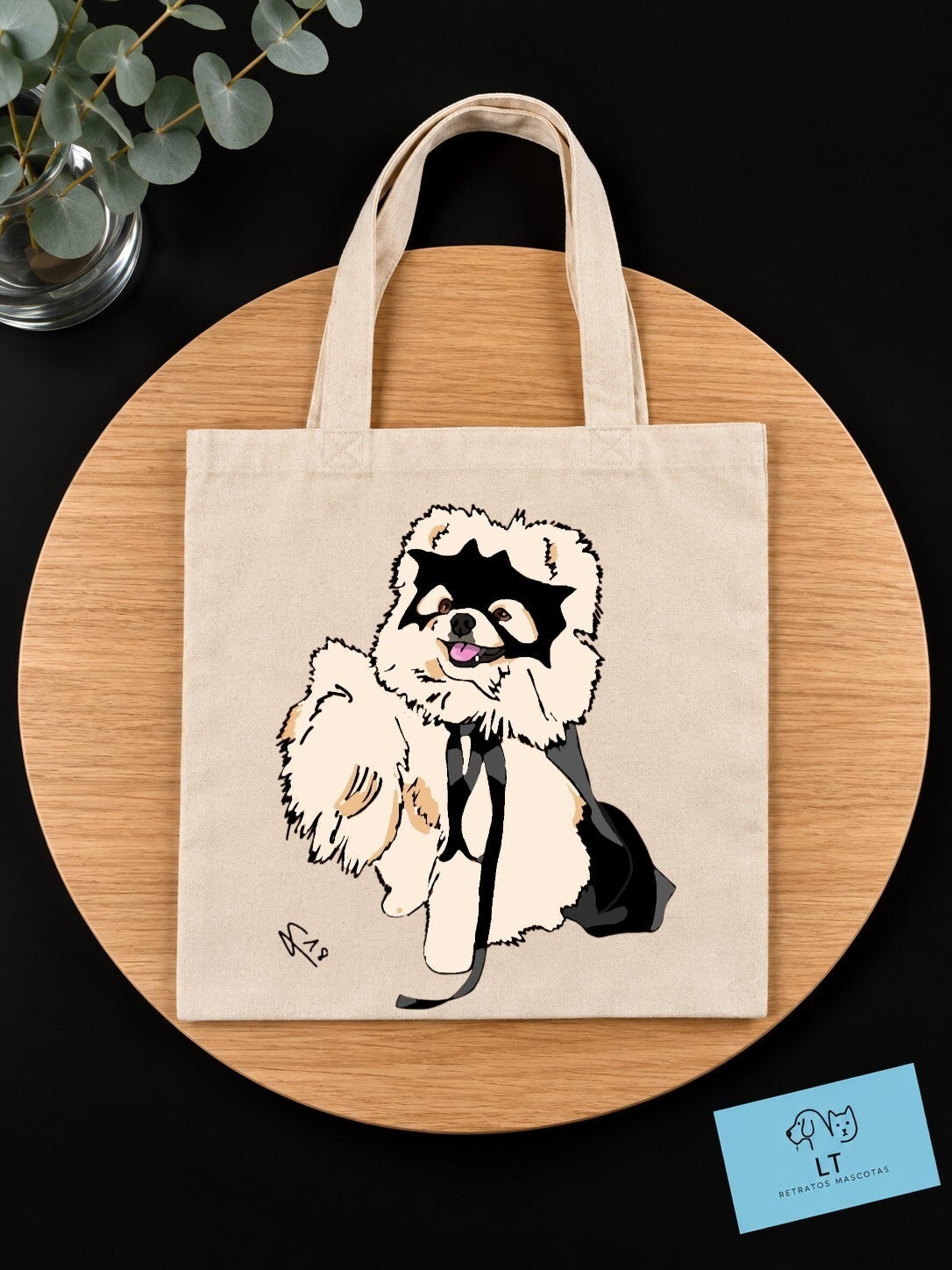 Totebag perrito Halloween