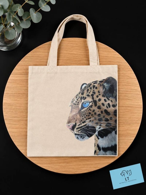 Tote bag leopardo
