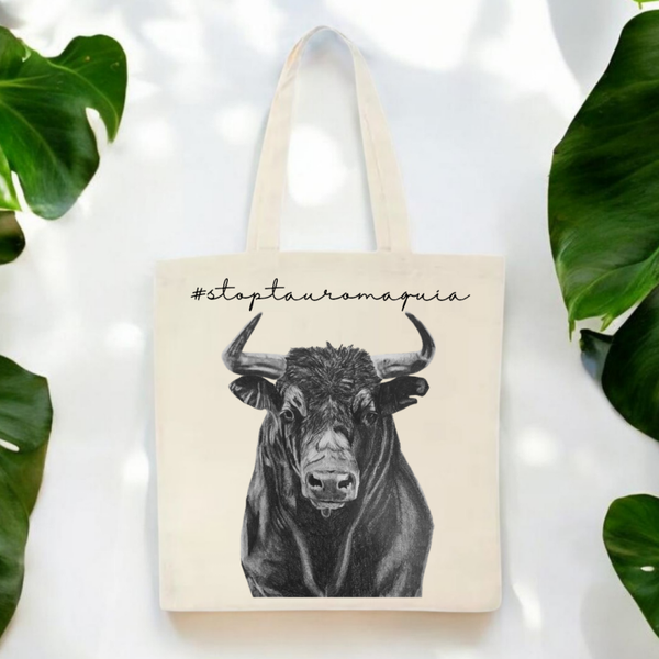 Tote bag #stoptauromaquia