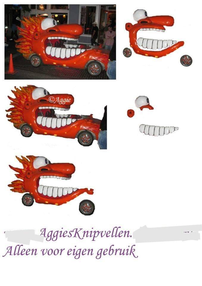 auto-gezicht/grappig