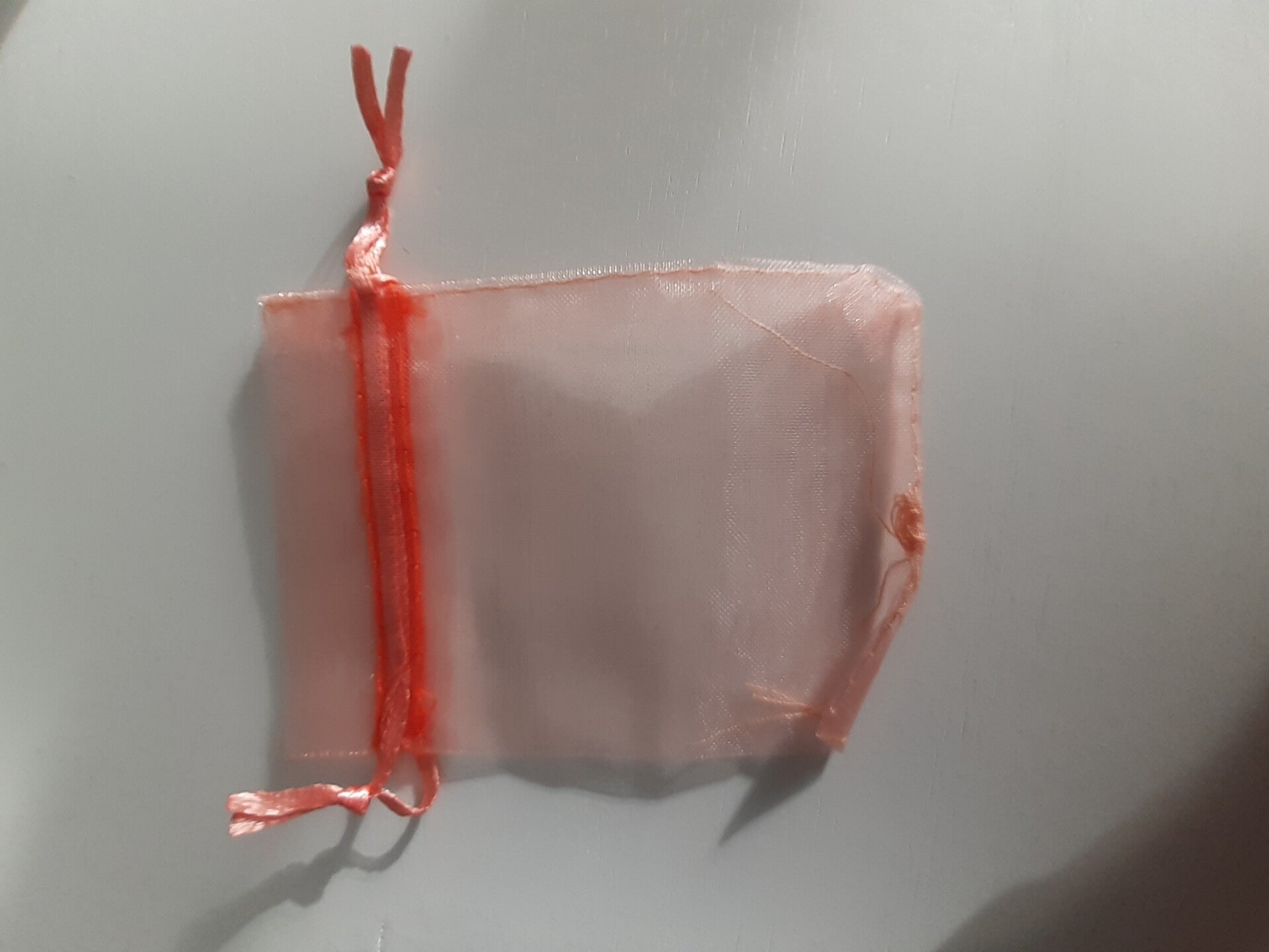 Zalm roze orangaza zakje