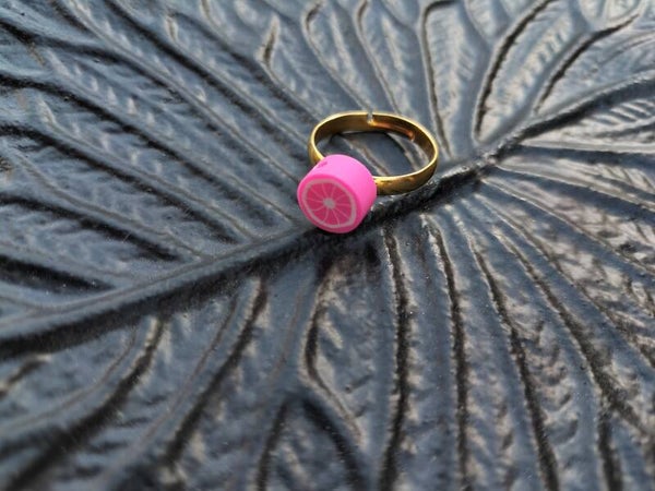 Hot roze citroen ring