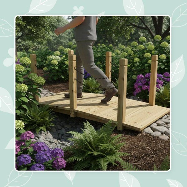 Tuinburg met ketting