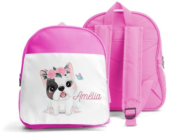 sac à dos personnalisé "bouledogue"