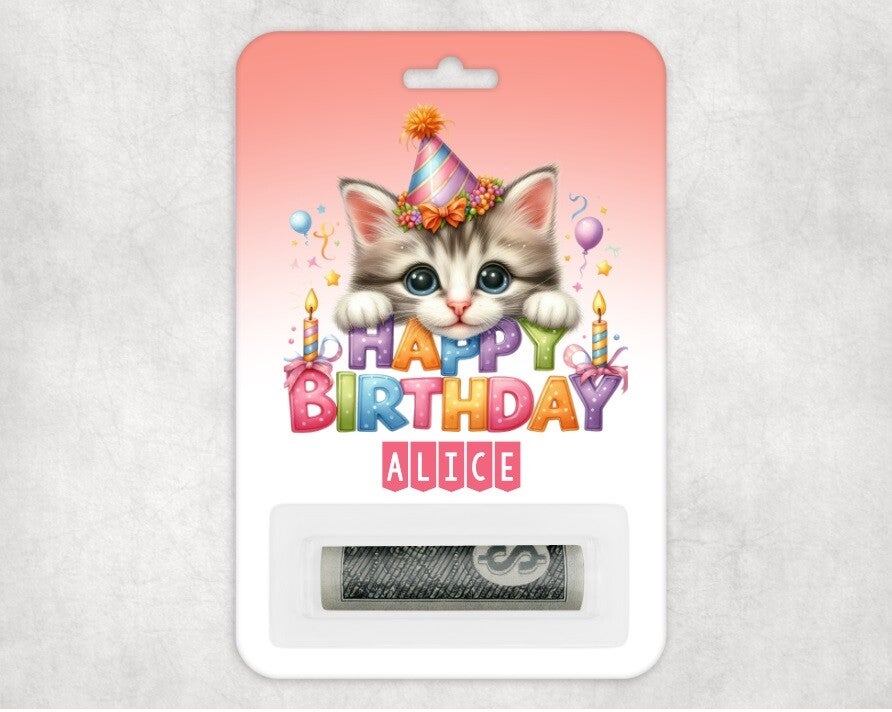 Carte d'argent personnalisé "spécial anniversaire"