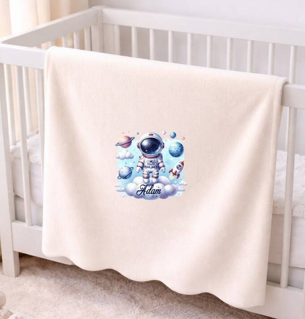 Plaid personnalisé Enfant "astronaute"