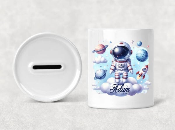 Tirelire personnalisée "astronaute"