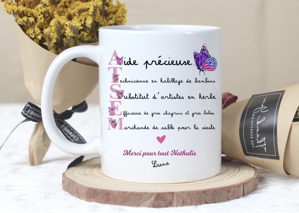 Mug personnalisé "ATSEM"