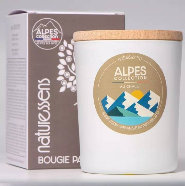 BOUGIE PARFUMEE CIRE VEGETALE AU CHALET 165gr