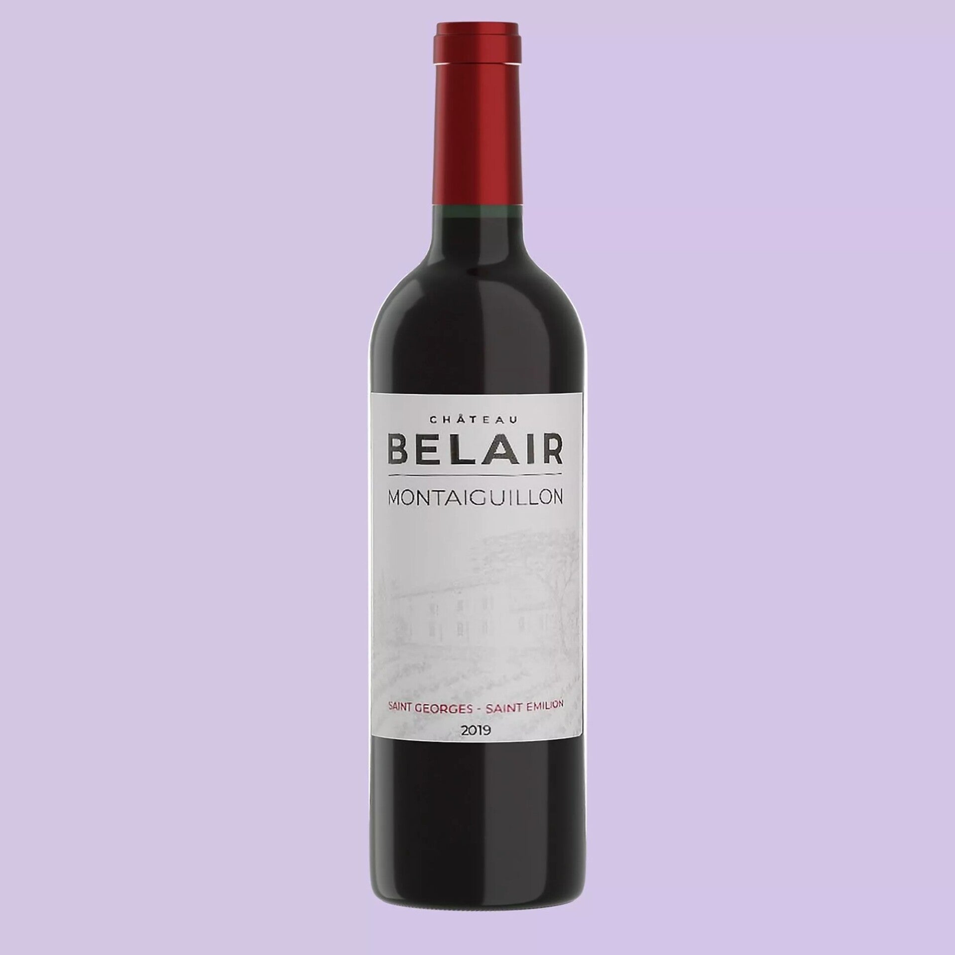 Vin rouge - Château Bélair Montaiguillon - Saint-Georges Saint-Emilion