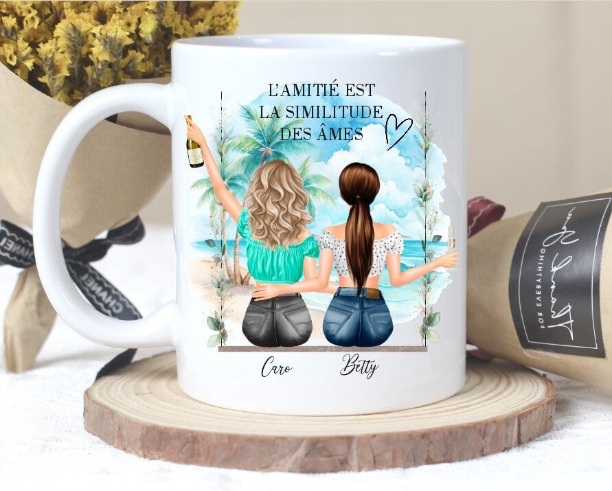 Mug personnalisé "spécial AMIES"