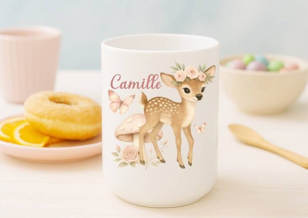 Gobelet personnalisé "biche"
