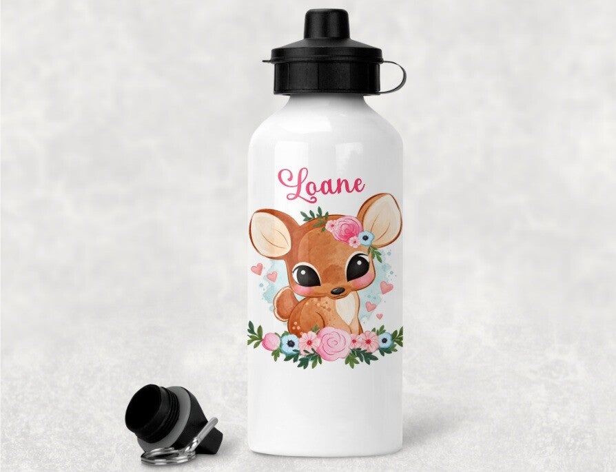 gourde personnalisée "biche"