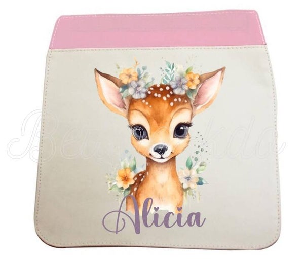 Rabat pour sac à dos enfant rose "biche"
