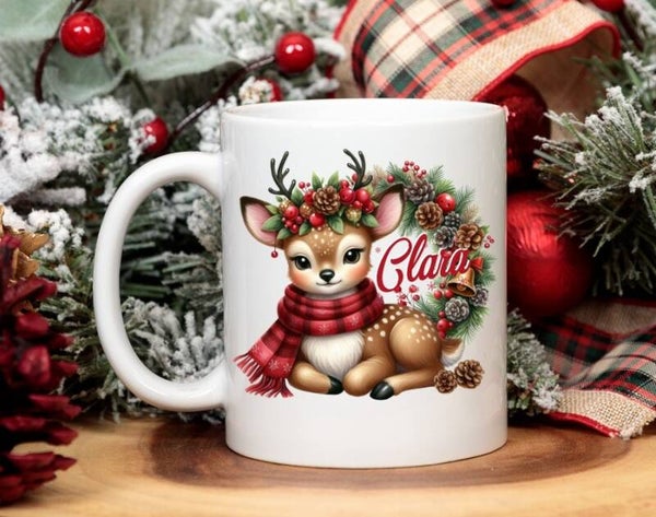 Mug de noël personnalisé