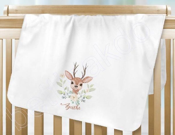 Plaid personnalisé "biche"