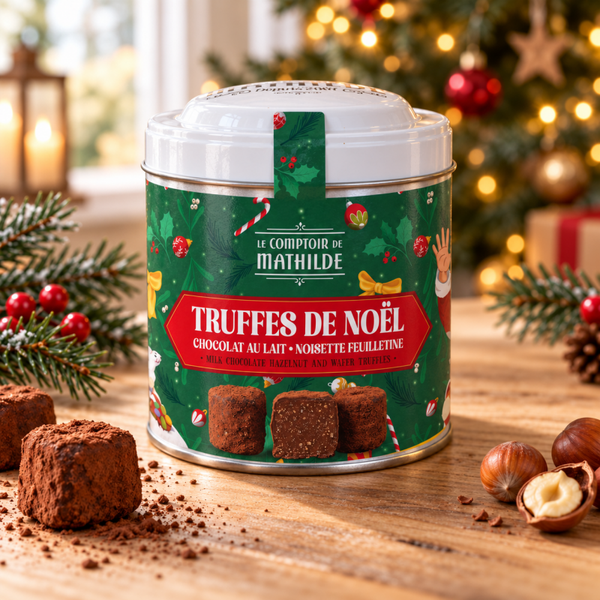 Truffes de Noël chocolat au lait, noisette et feuilletine 200 g – Le Comptoir de Mathilde