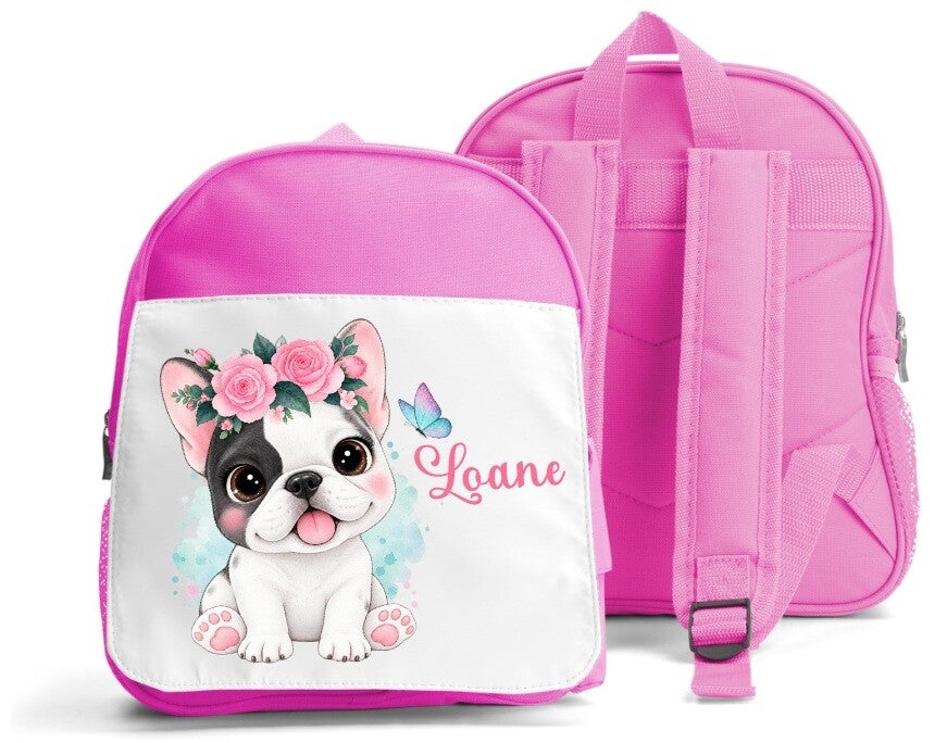 sac à dos personnalisé "bouledogue"