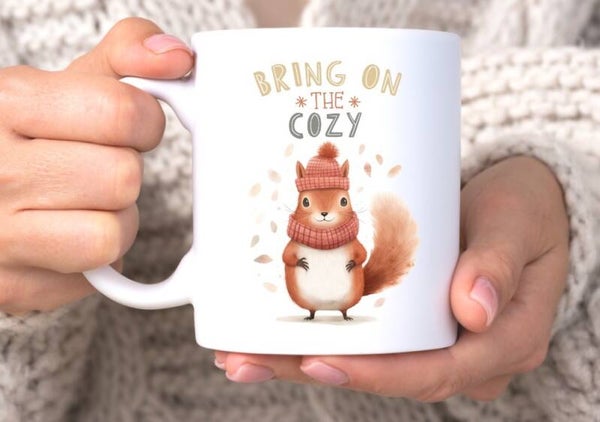 Mug spécial hiver "bring on the cosy"