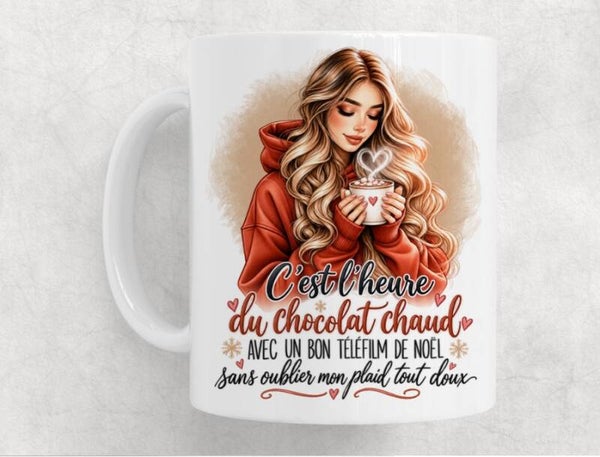 Mug hivernal en céramique – Tasse cocooning pour les pauses au chaud