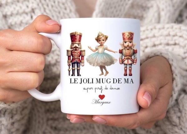 Mug de noël personnalisé "Casse noisette"