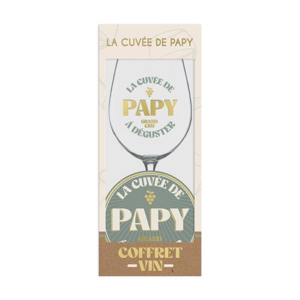 Coffret vin papy