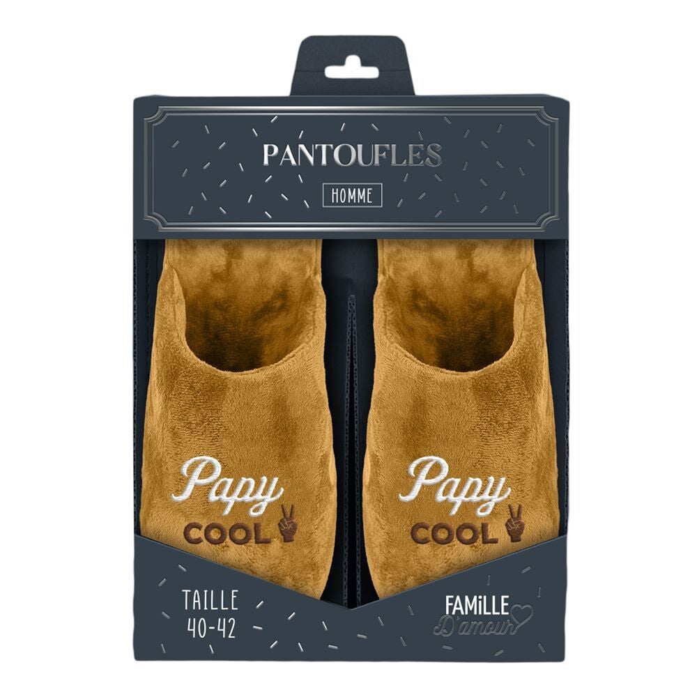 Pantoufles "Papy Cool"