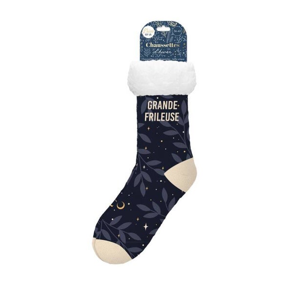 Chaussettes moumoutes "Grande frileuse"
