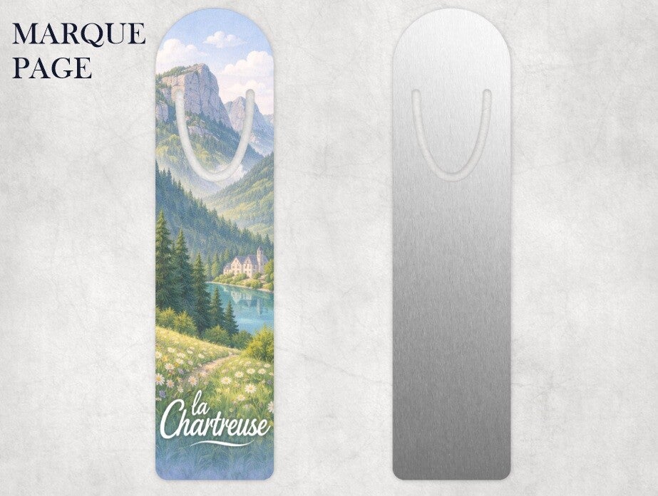 Marque page personnalisé "Chartreuse"
