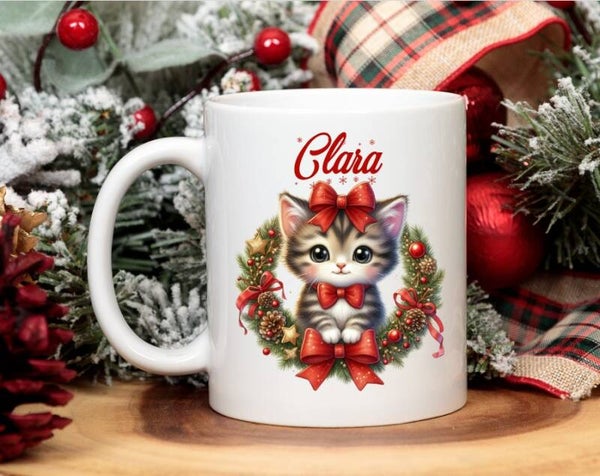 Mug de noël personnalisé