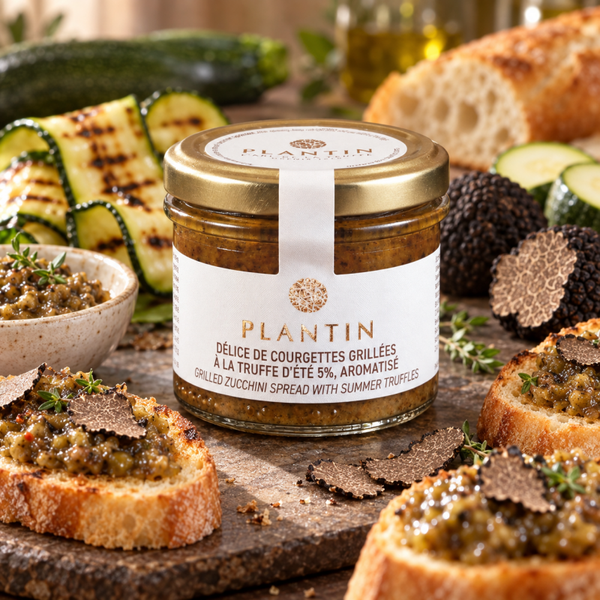 Délice de courgettes grillées à la truffe d’été 🌿