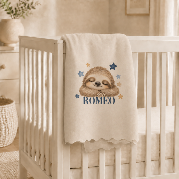 Plaid personnalisé Enfant "paresseux"