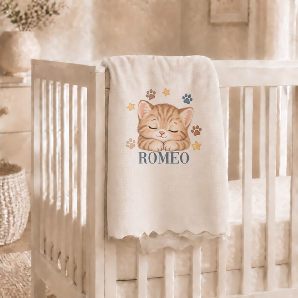 Plaid personnalisé Enfant "chaton"