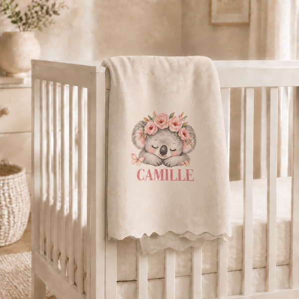 Plaid personnalisé Enfant "koala"