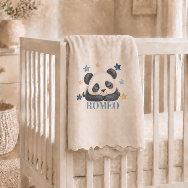 Plaid personnalisé Enfant "panda"
