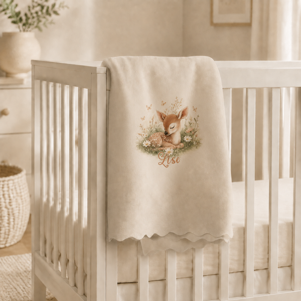 Plaid personnalisé Enfant "biche"