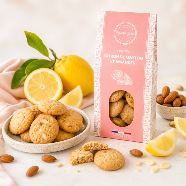Biscuits Citron de Menton & Amandes – Le sablé qui met du soleil dans votre pause gourmande ! 🍋🌿