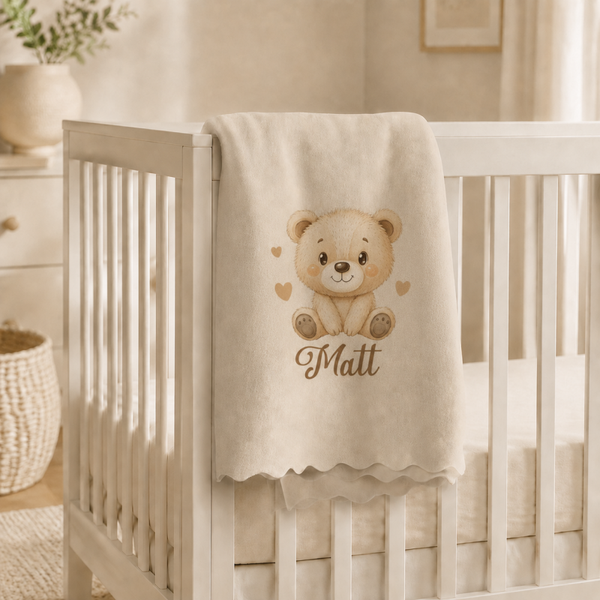 Plaid personnalisé Enfant "ourson"