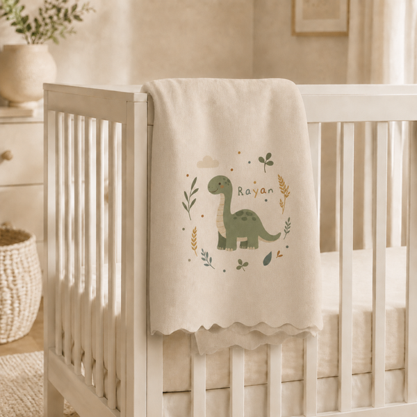 Plaid personnalisé Enfant "dino"