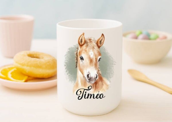 Gobelet personnalisé "cheval"