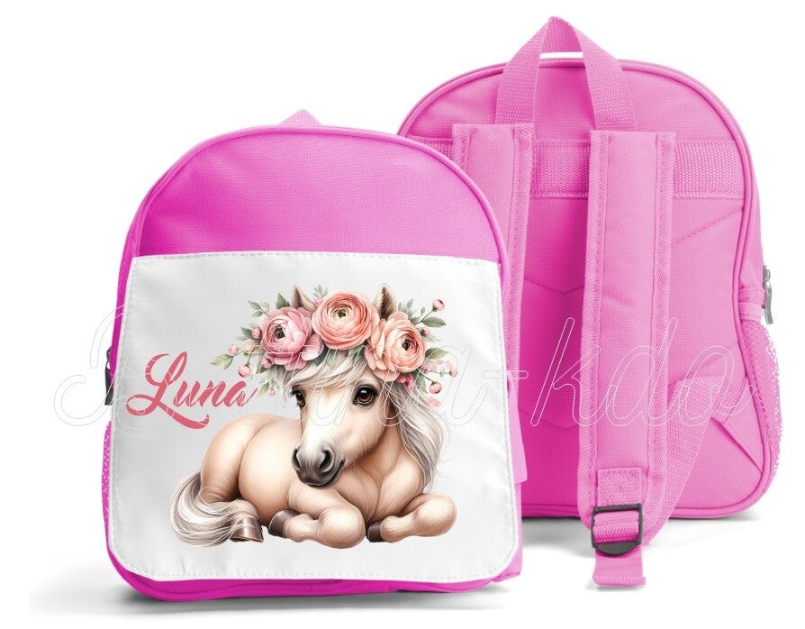 Sac à dos personnalisé "cheval"