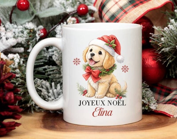 Mug Enfant Personnalisé Spécial Noël 🎄