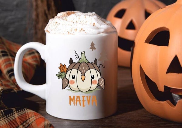 Mug spécial halloween personnalisé