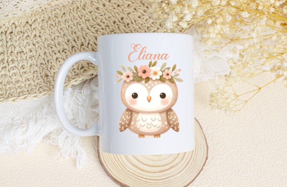 Mug incassable personnalisé "chouette"