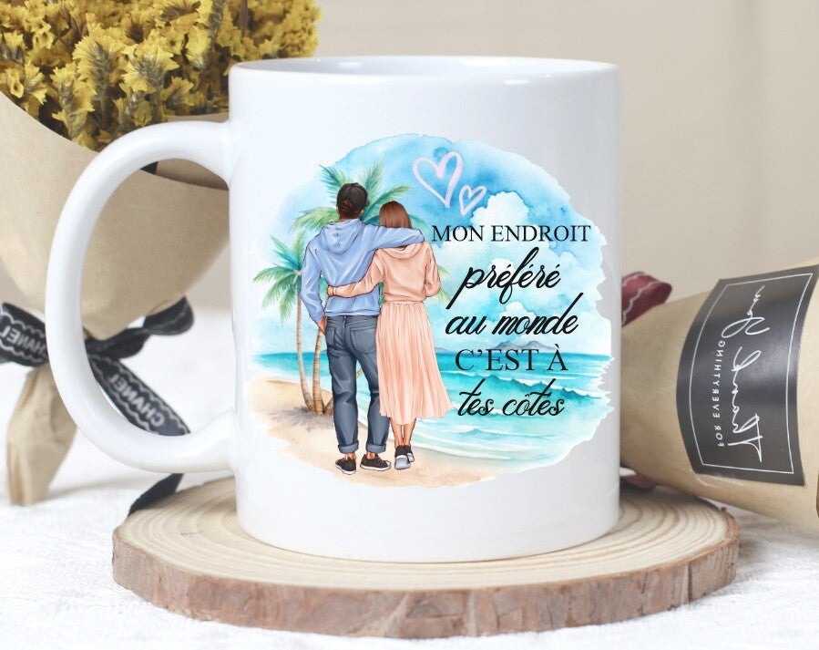 Mug personnalisé "spécial Saint Valentin"