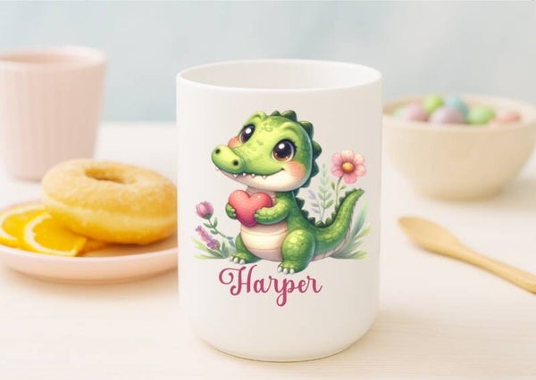 Gobelet personnalisé "croco so cute"