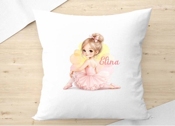coussin "danseuse" personnalisé
