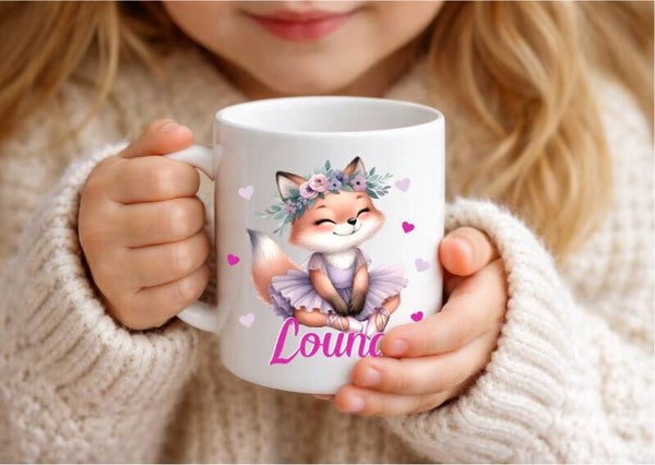 Mug incassable personnalisé "RENARDE" modèle au choix