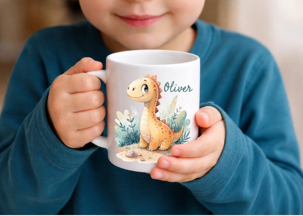 Mug incassable personnalisé "DINO" modèle au choix